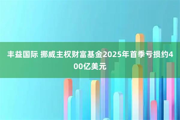 丰益国际 挪威主权财富基金2025年首季亏损约400亿美元