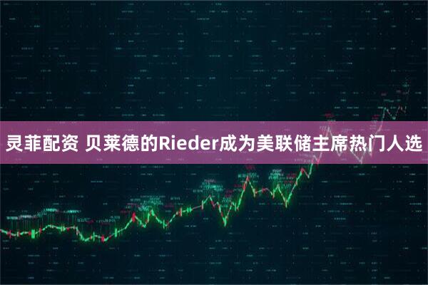 灵菲配资 贝莱德的Rieder成为美联储主席热门人选